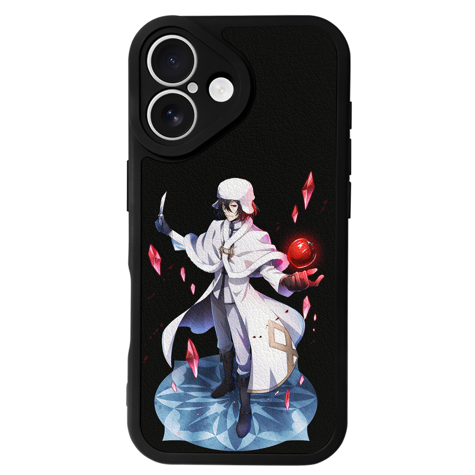 （画像用） 文豪ストレイドッグス Bungo Stray Dogs 【iPhone 16シリーズ対応】シリコンスマホケース（レザー調） 材質：シリコン
